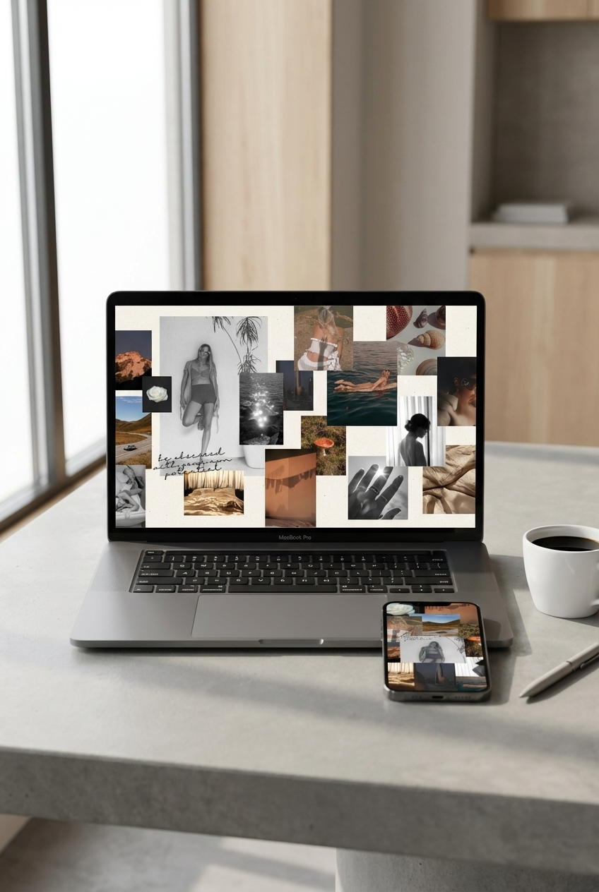 Sunlit Future Vision Board